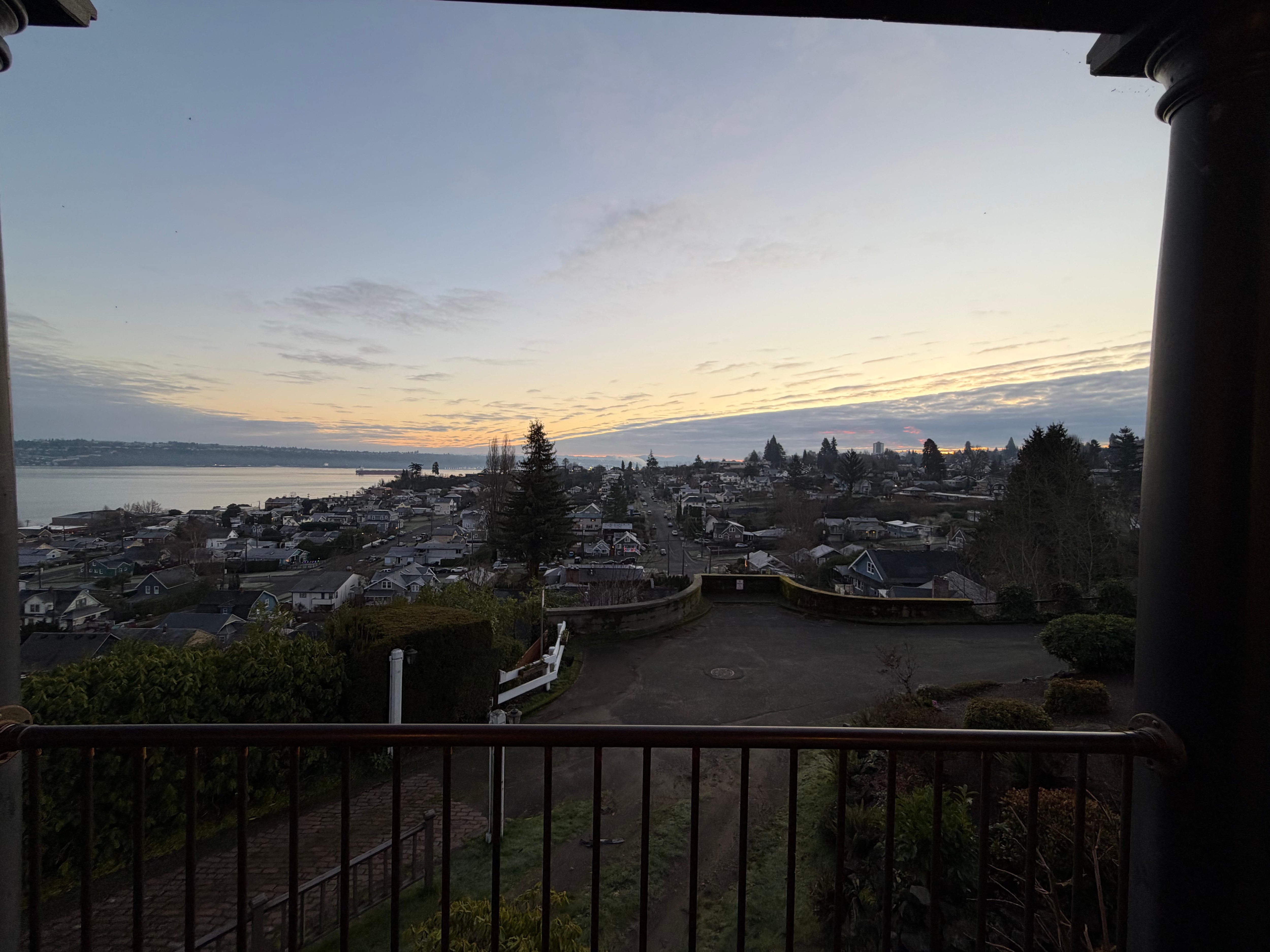 Porch view, same view inside. 