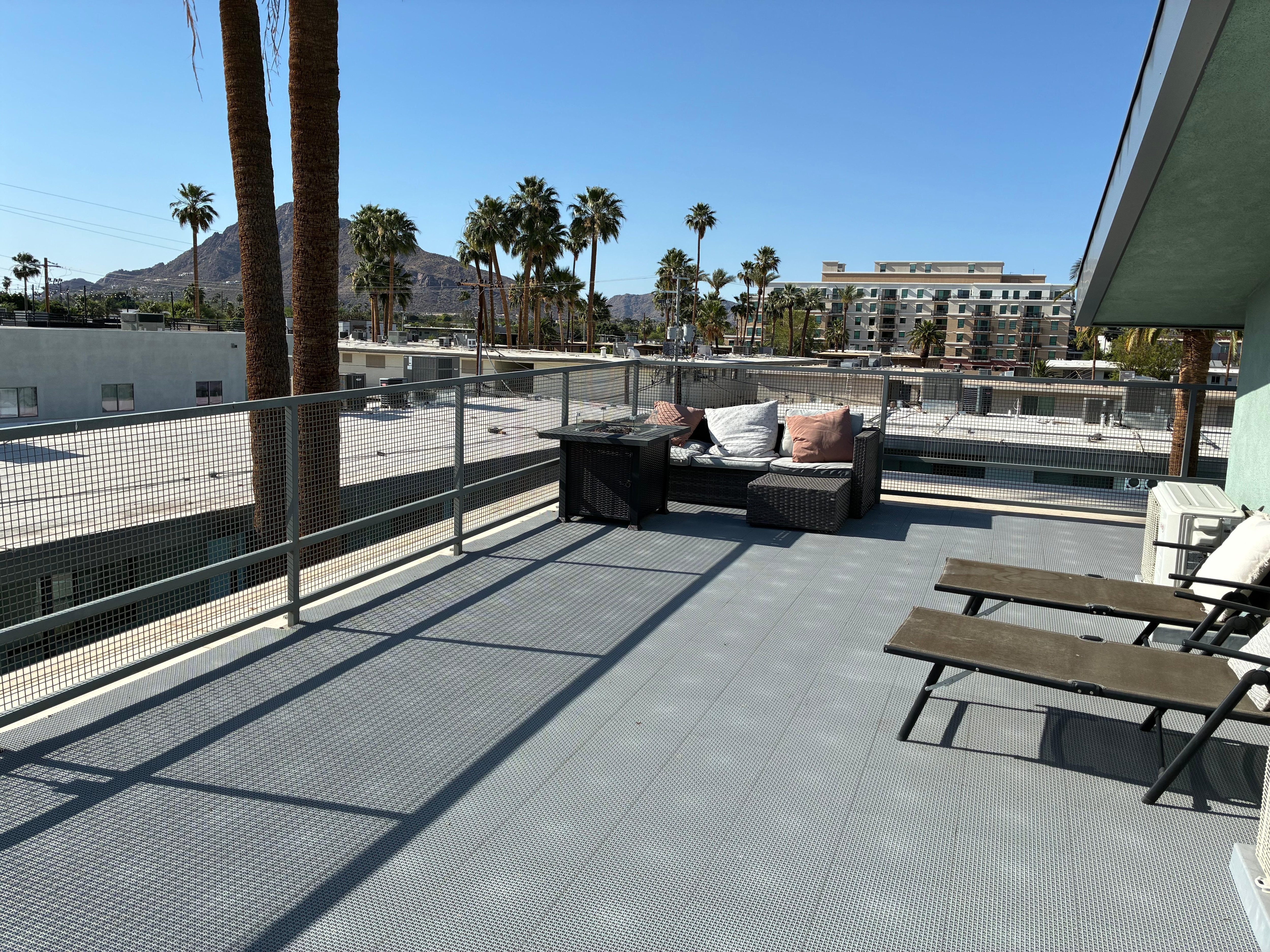 Rooftop patio