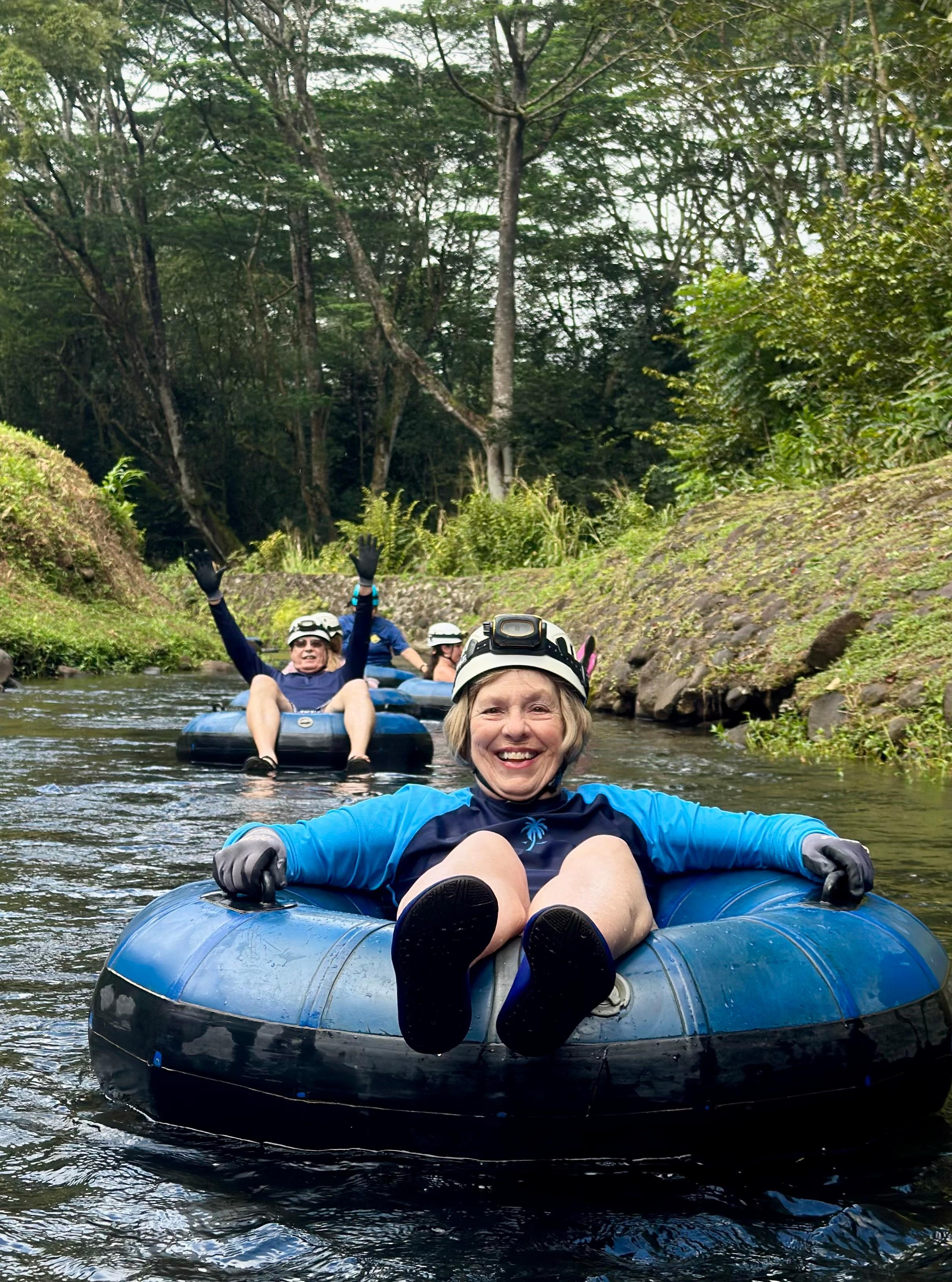 tubing through the old sugar cane fields