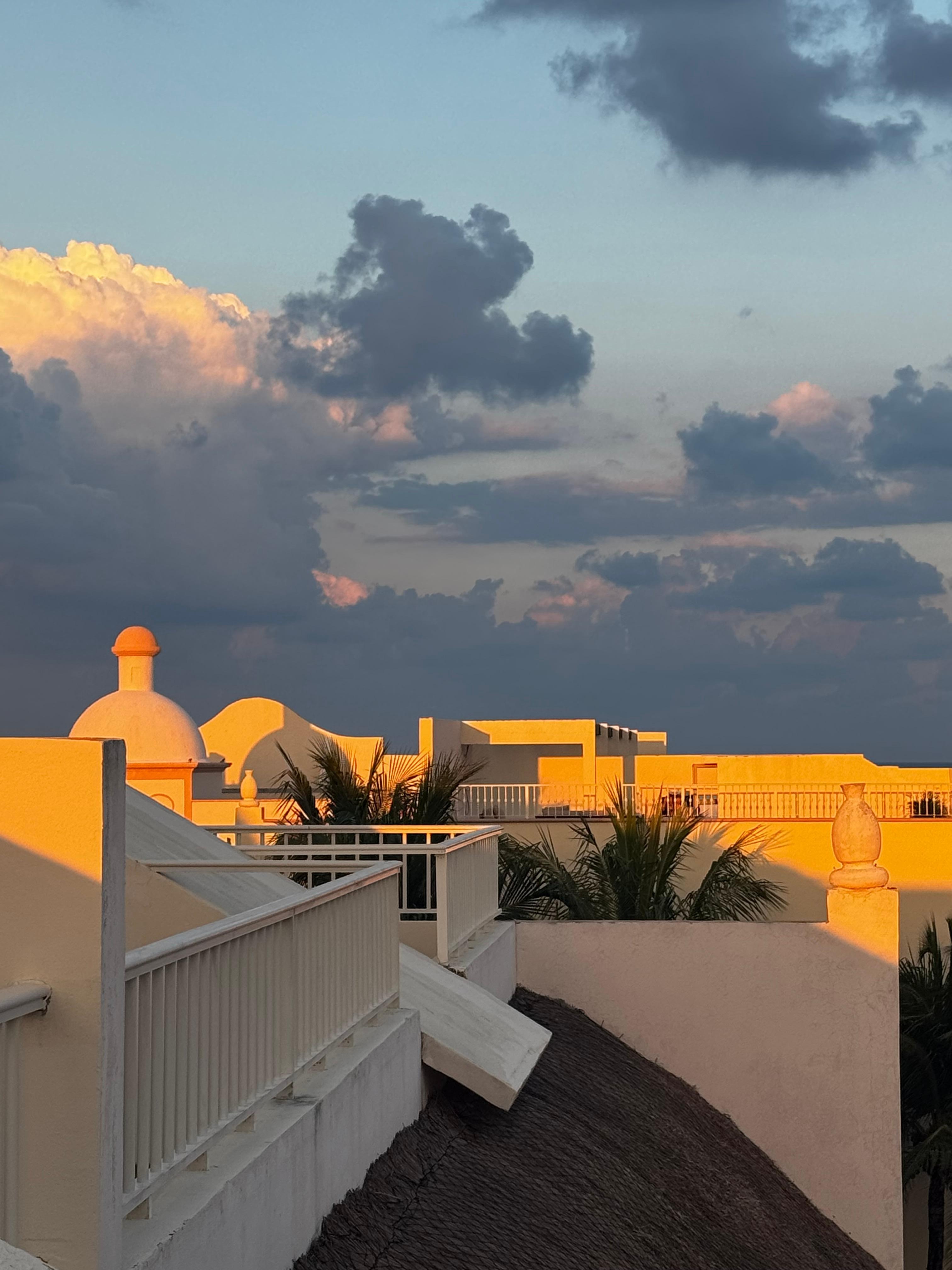 Sunset from the rooftop