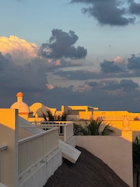 Sunset from the rooftop