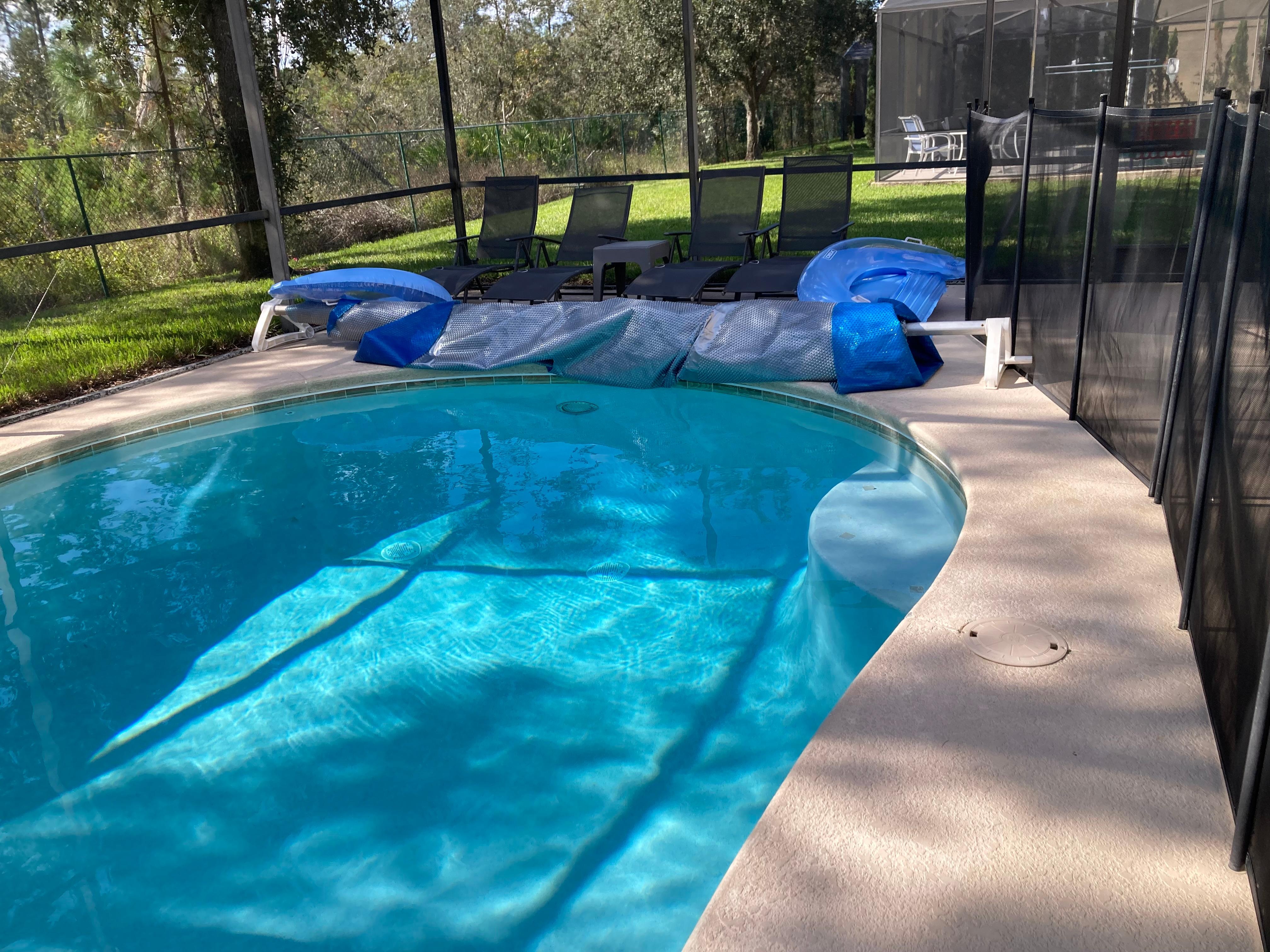 Beautiful warm pool!