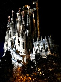 Same balcony at night.
