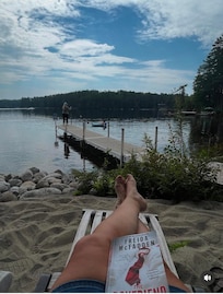 Perfect spot with lounge chairs.