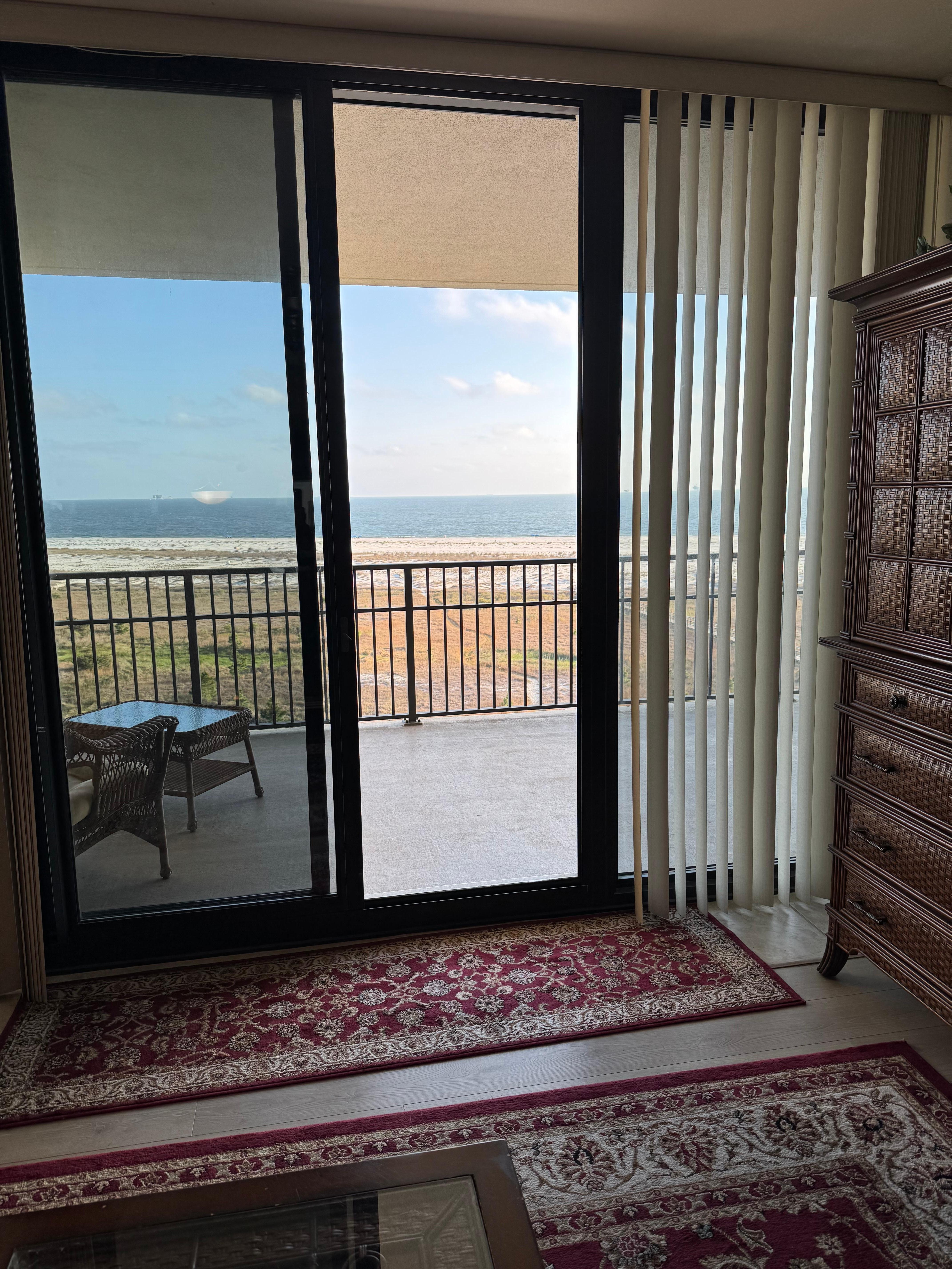 Long distance to the actual beach.