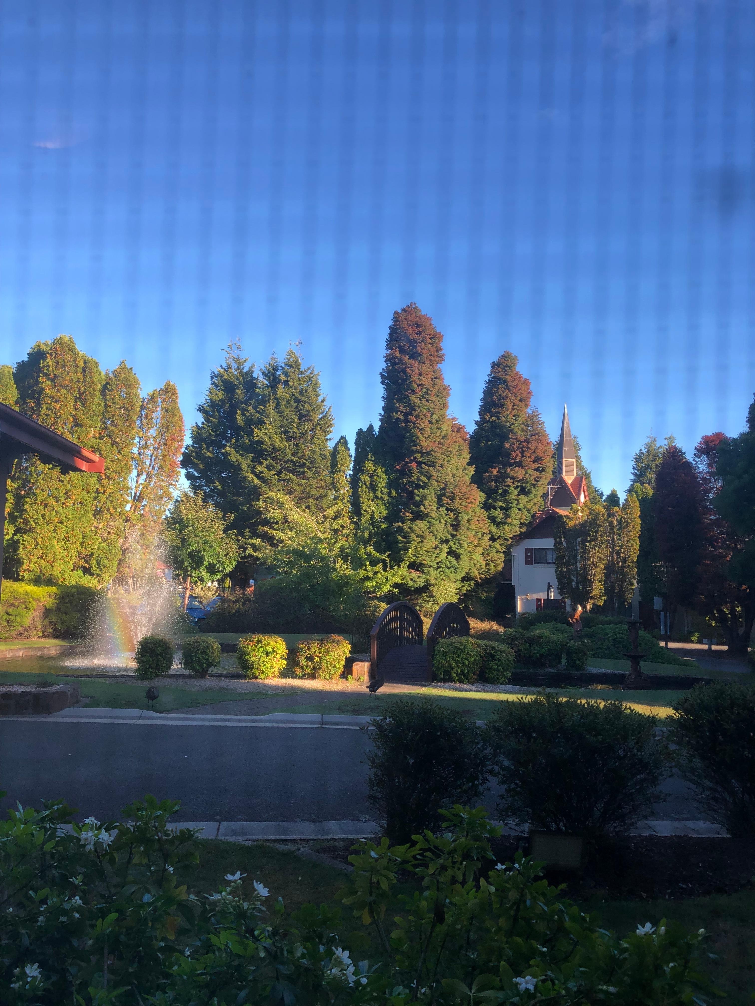 Lovely view from our ground floor room