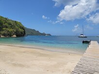 The view from the hotel beach!