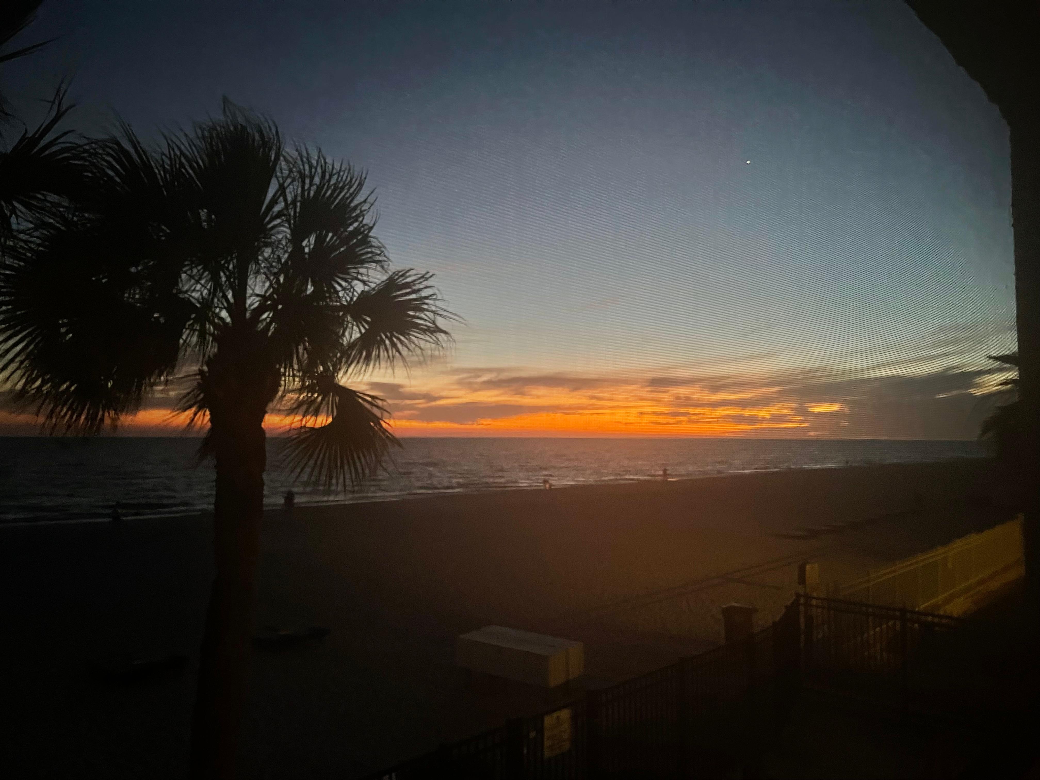 View from lovely screened in porch. 