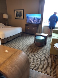 Room when entering.