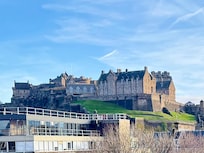 Edinburgh Castle - the view from by 5th Floor Room