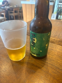 朝食でのビールも美味しいかった