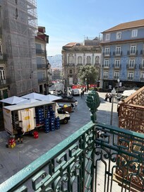 View from balcony. Music and food down here is great