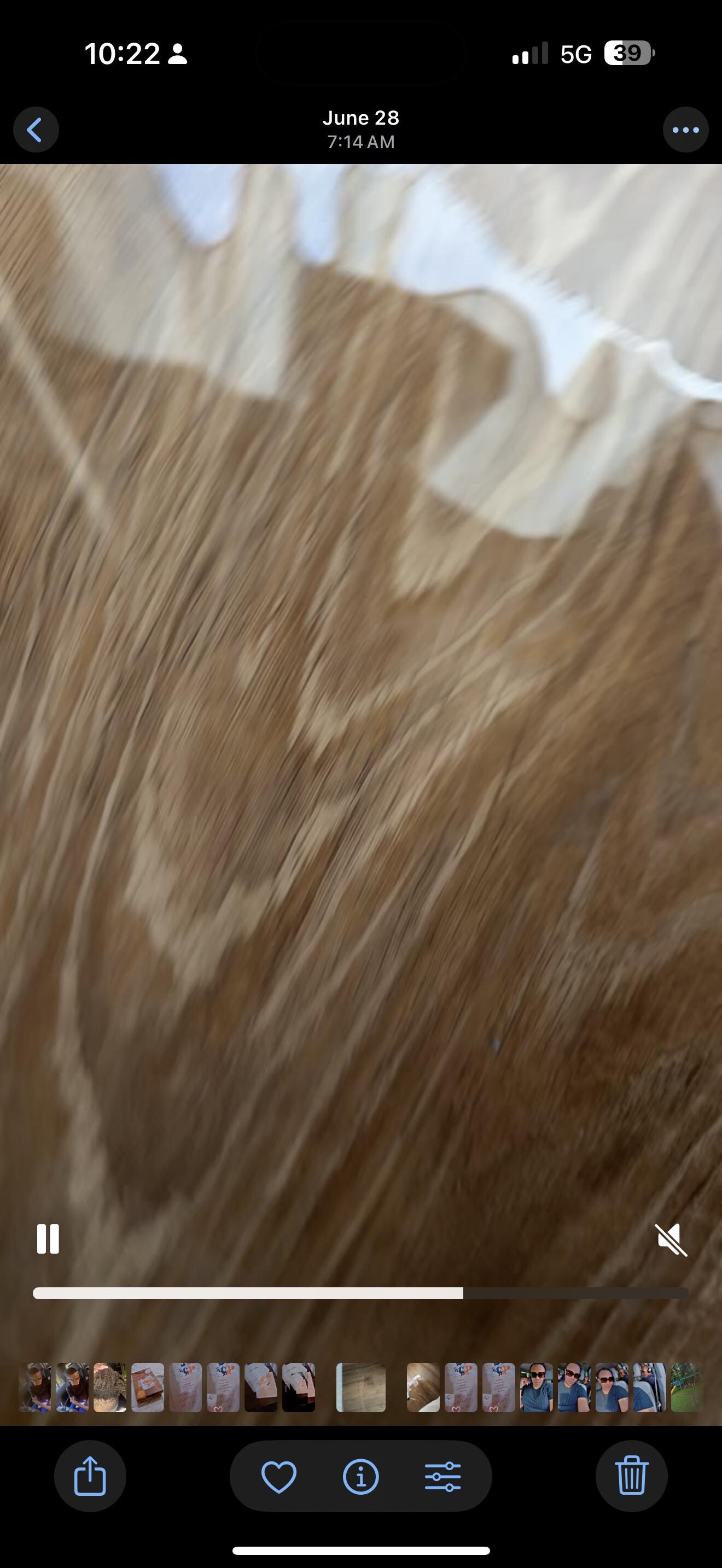 Water on the floor between bed and AC Unit 