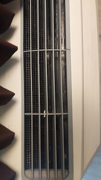 Dirt and food in the air conditioner