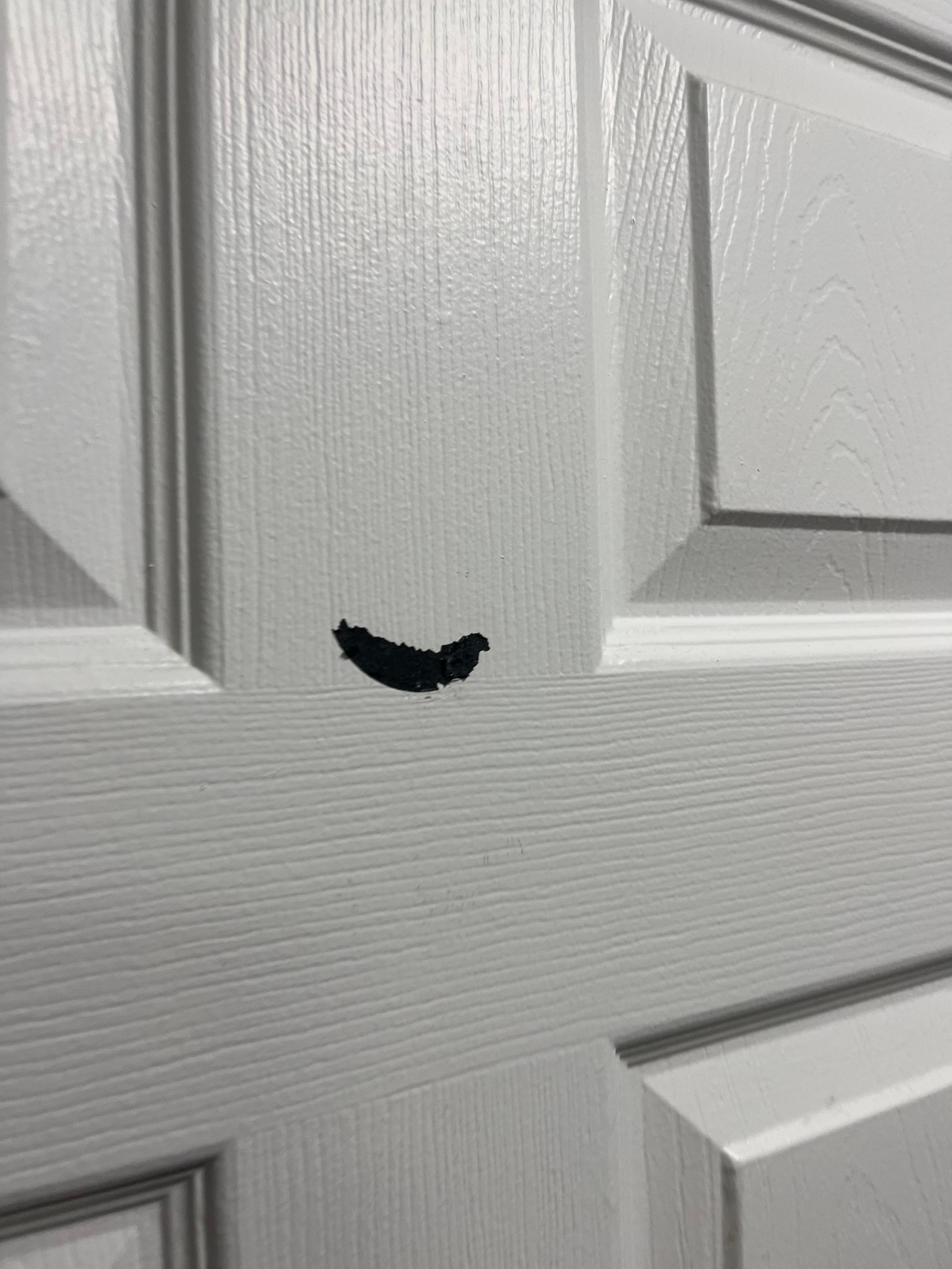 Hole in door