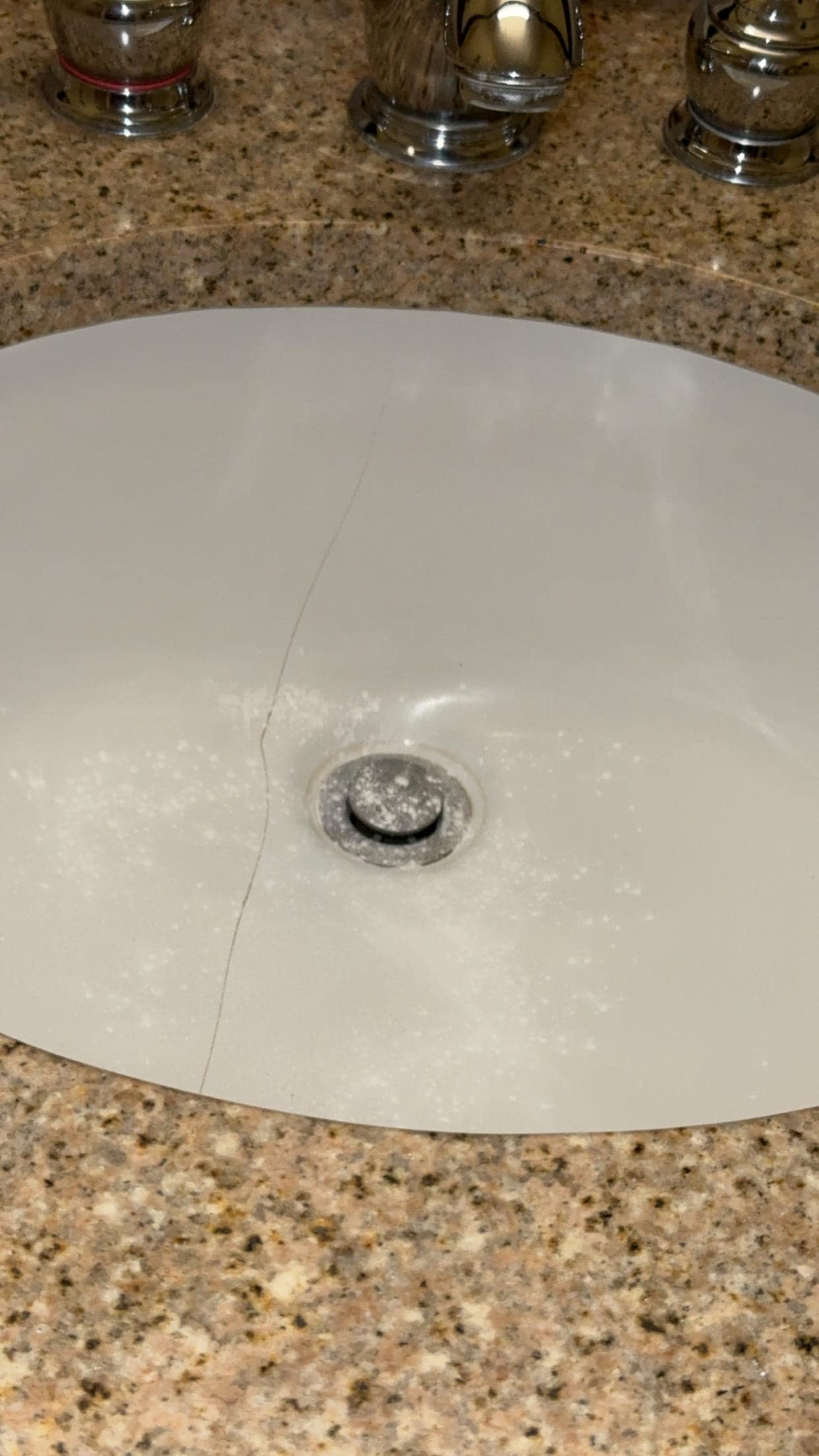 Heaven knows what that white stuff was in the sink !! 