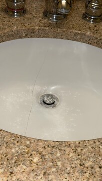 Heaven knows what that white stuff was in the sink !!