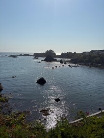 View of cove outback of property.