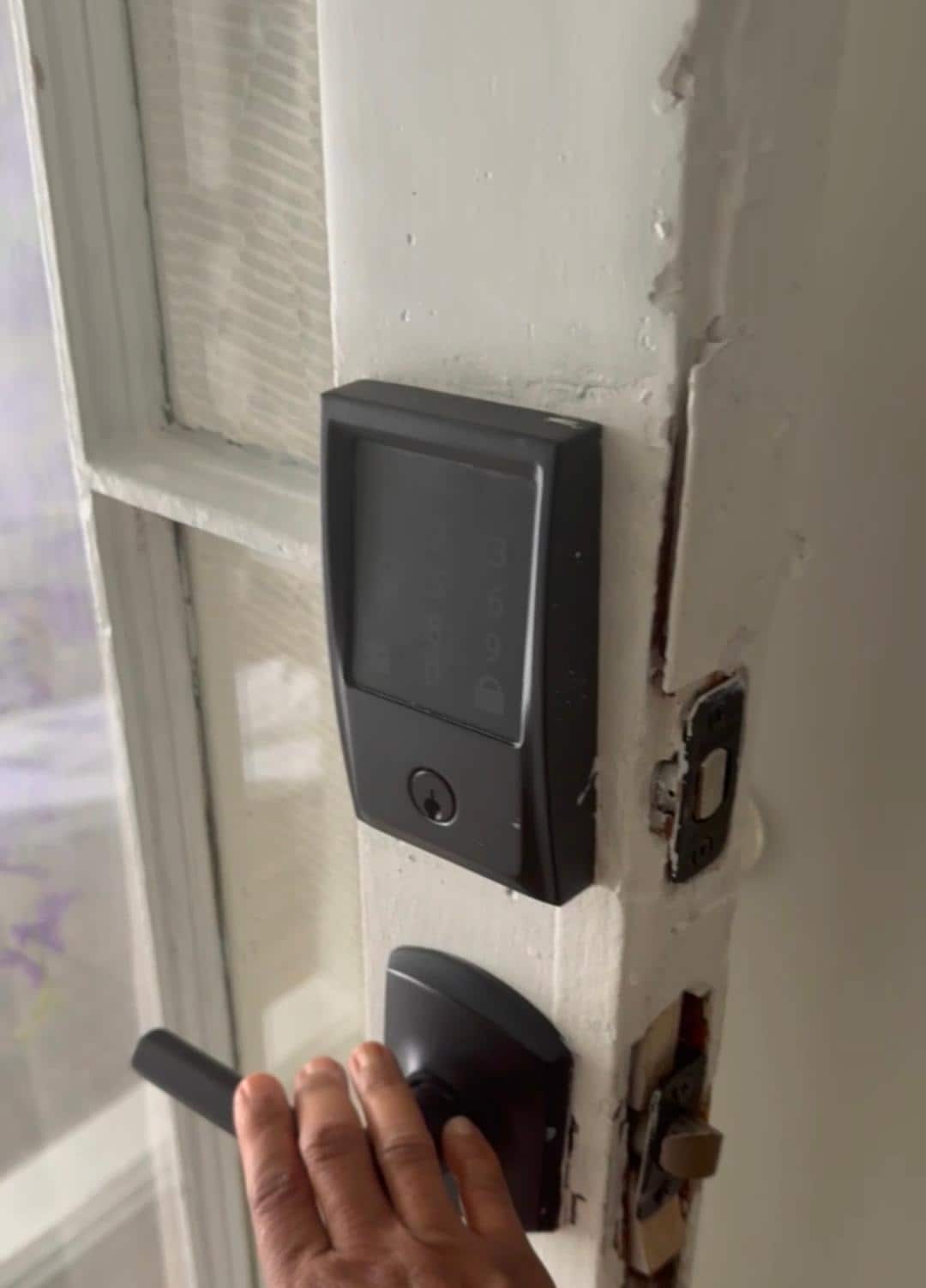 Difficult doors to lock