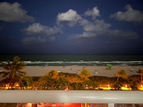 Evening view from balcony