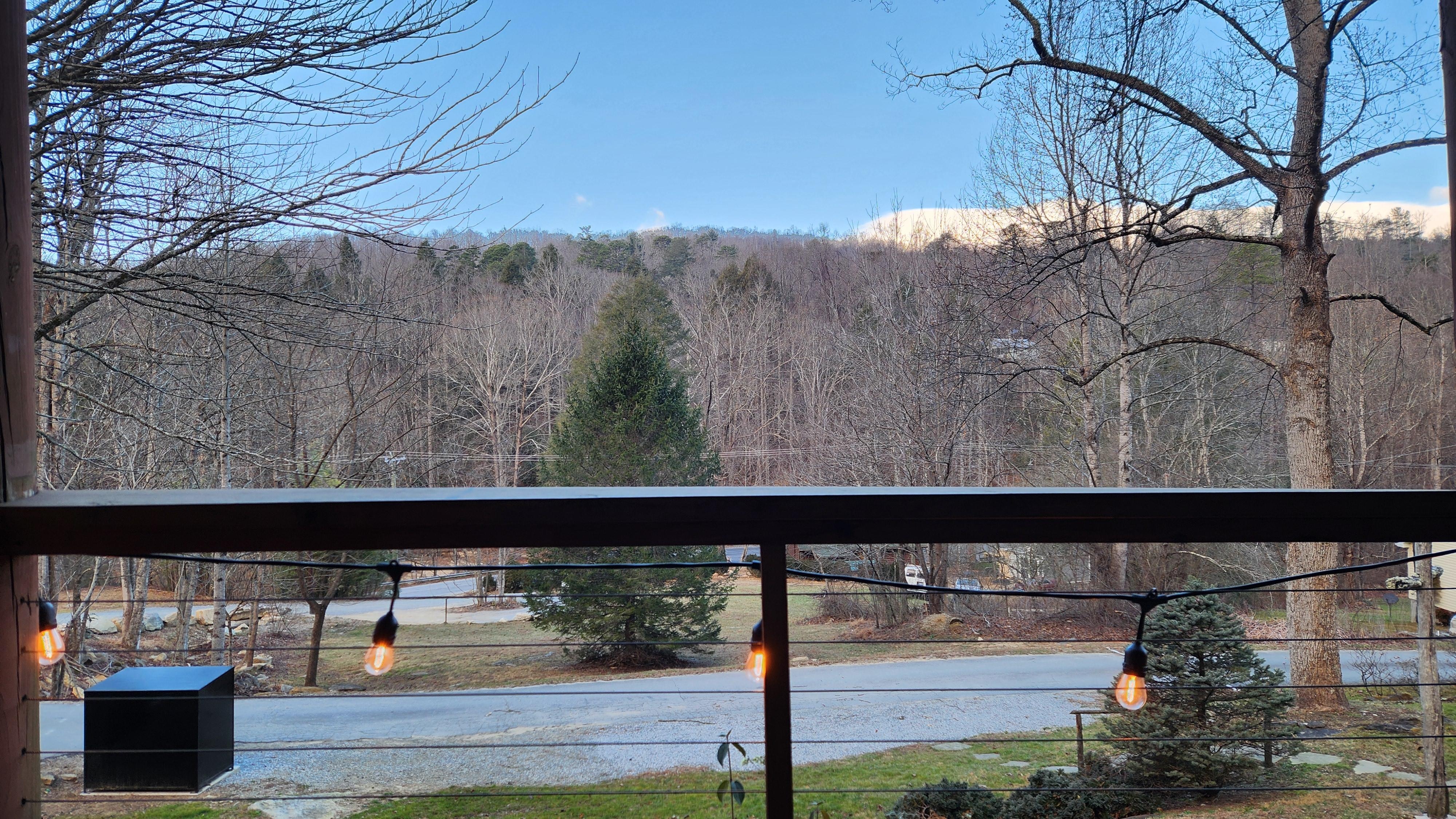 View from the porch swing