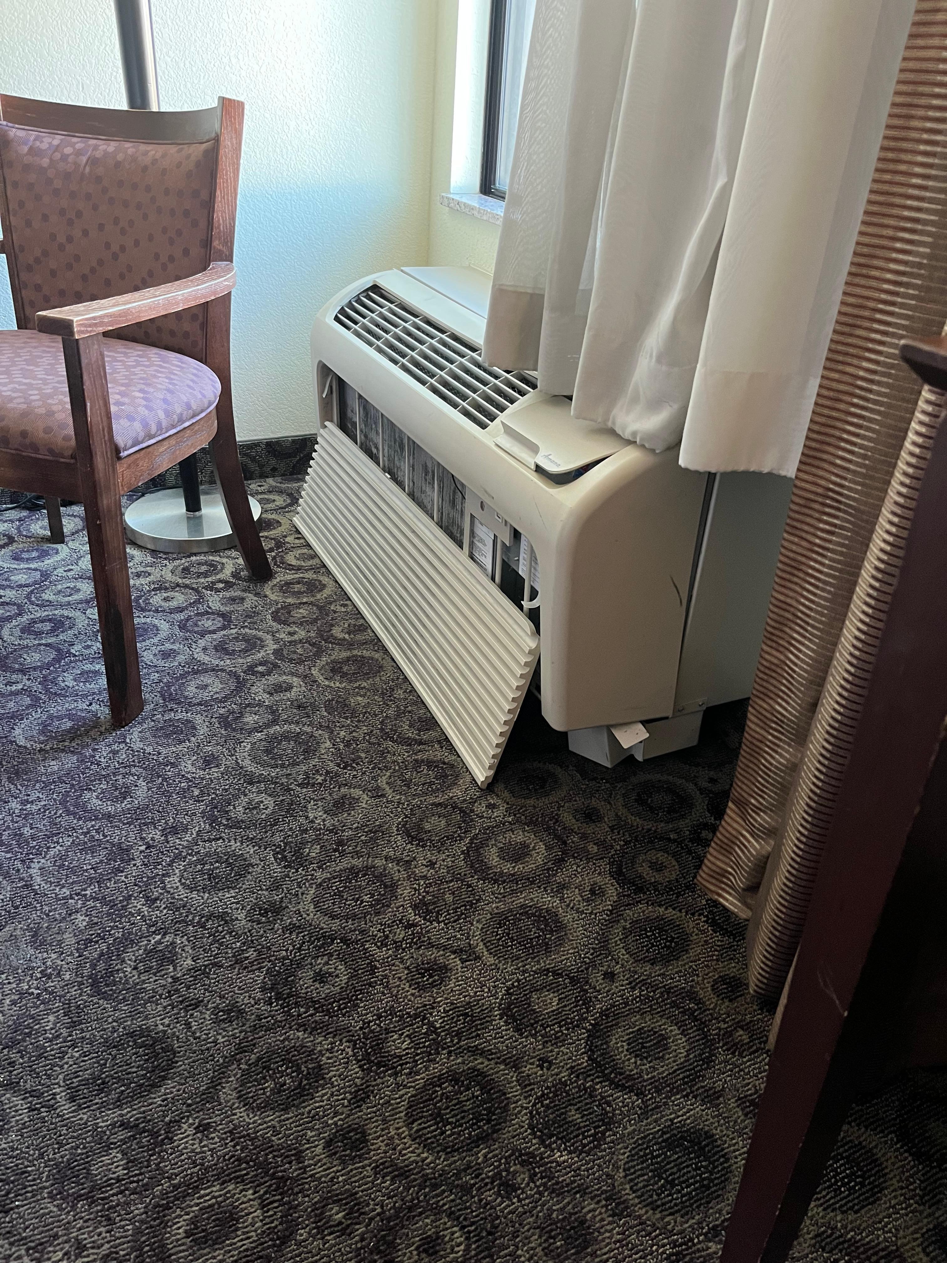 A/c literally falling apart.