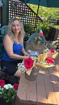Wedding flower production line