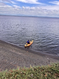 Loved the use of 2 kayaks and one stand up board.