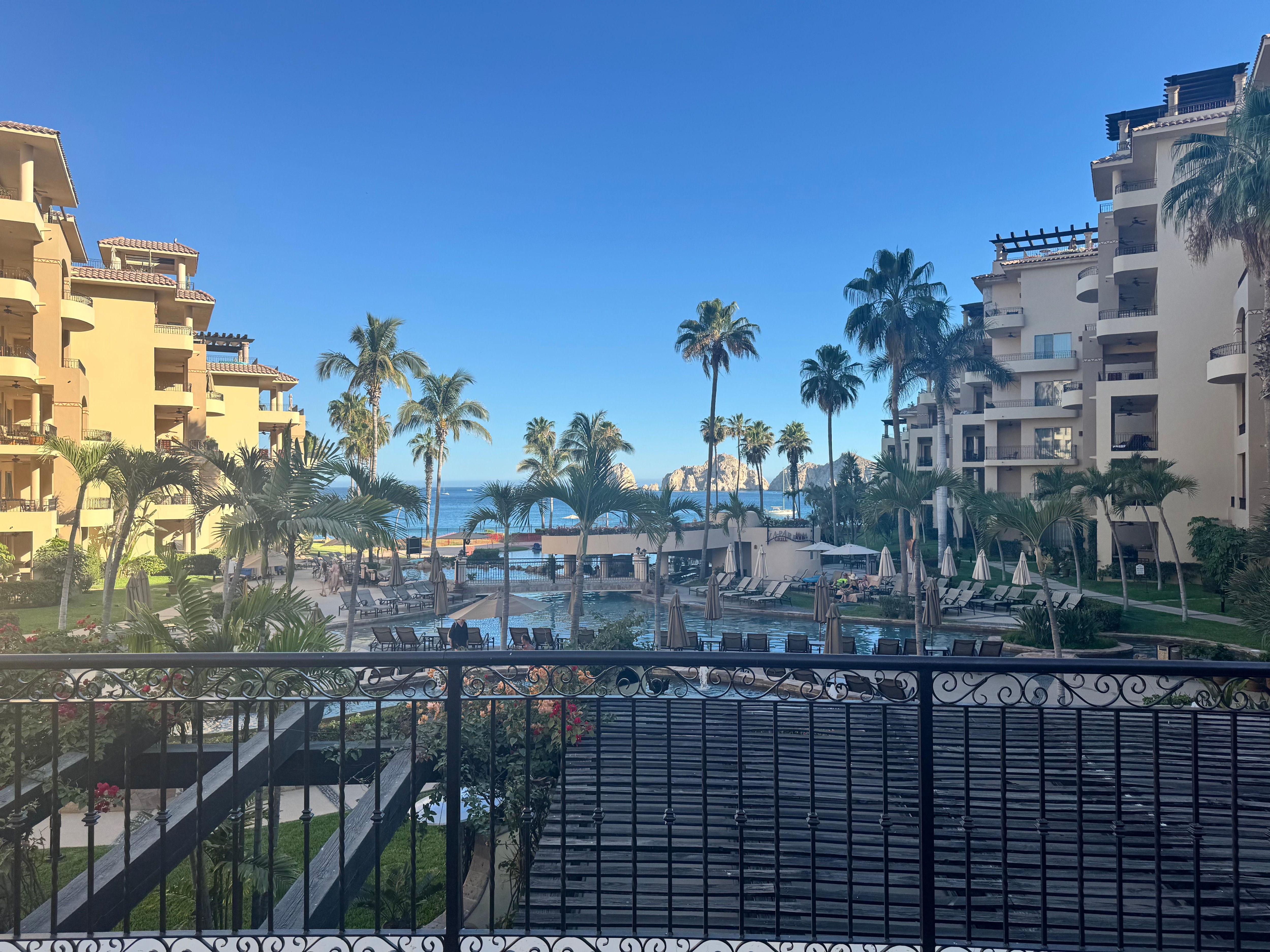 view of the resort from the lobby