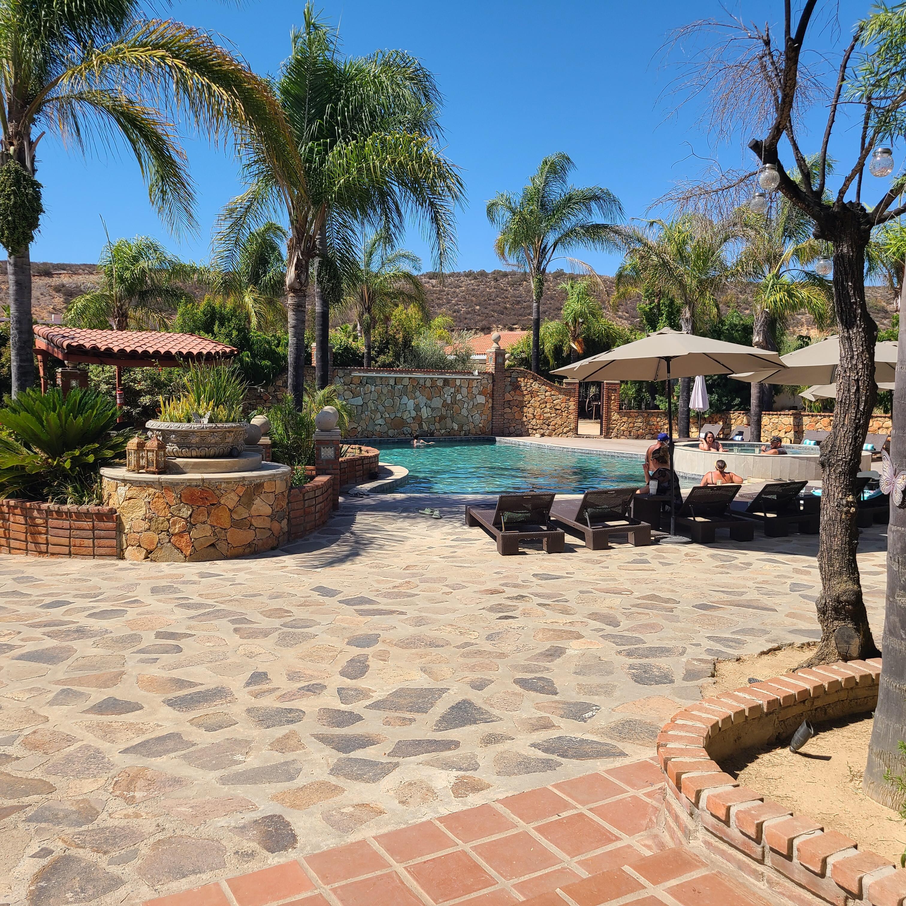 Pool area