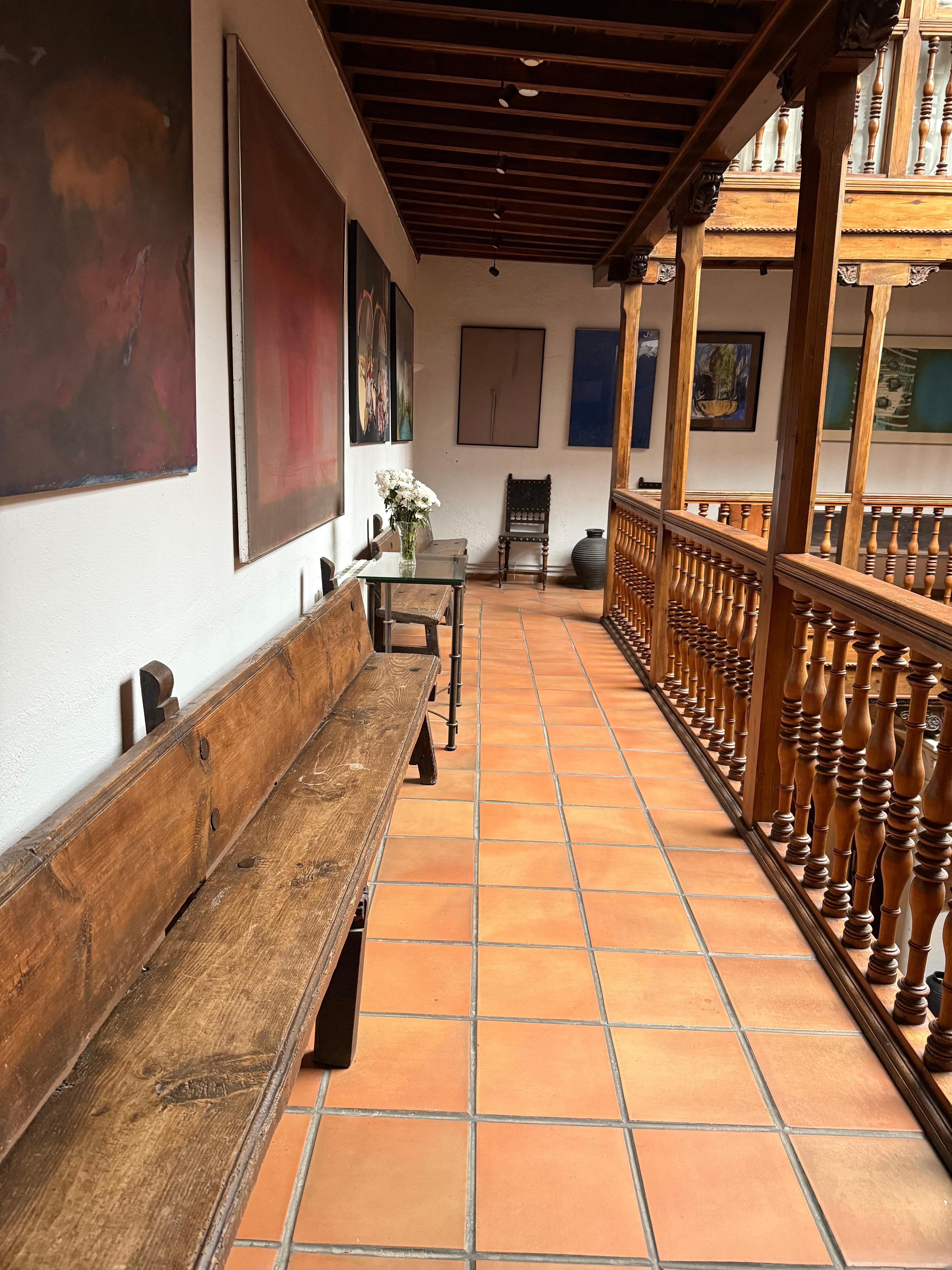 Hotel railings inside