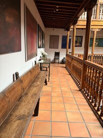 Hotel railings inside