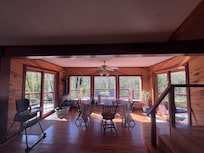 Dining area felt like a tree house