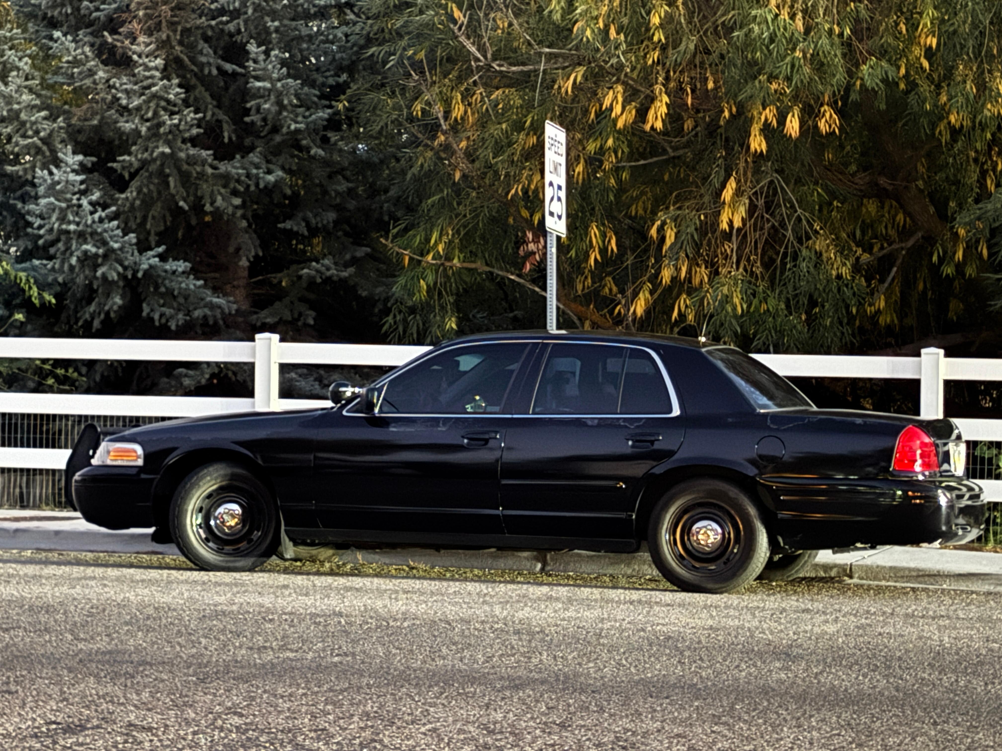 Is this the fuzz across the street keeping an eye on Ricks secret garage "side-business"?  Nope. It's his and it scares away the Boise riff-raff.