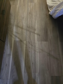 Scratched up floor