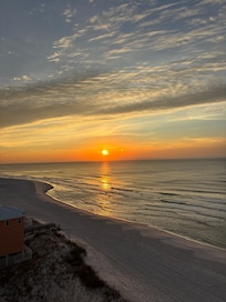 Sunrise from our balcony