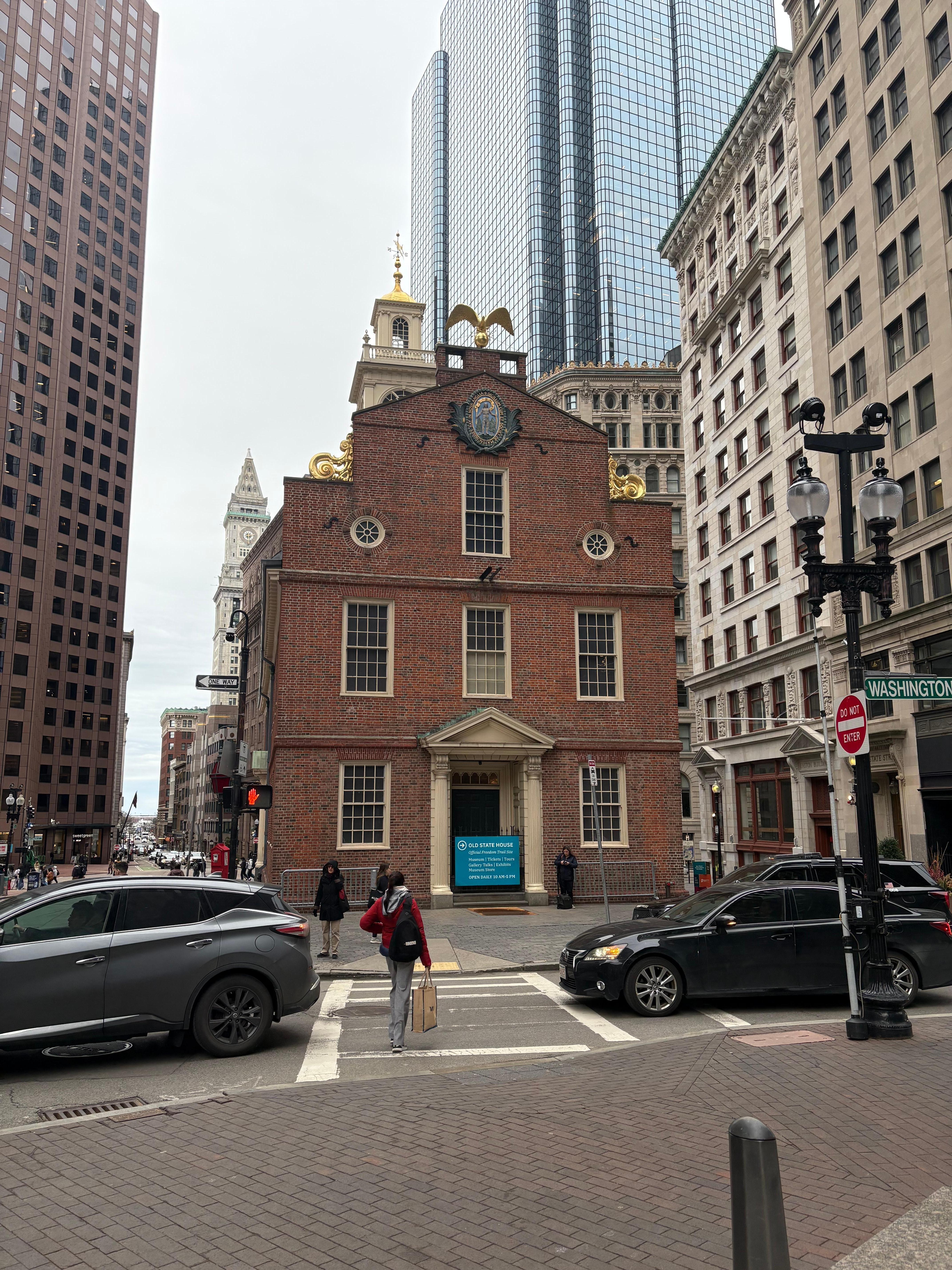 Old State Building and site of the Boston Massacre.