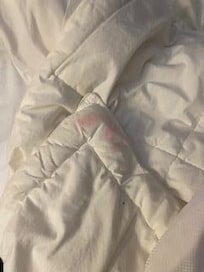 comforter - clean but permanent stains
