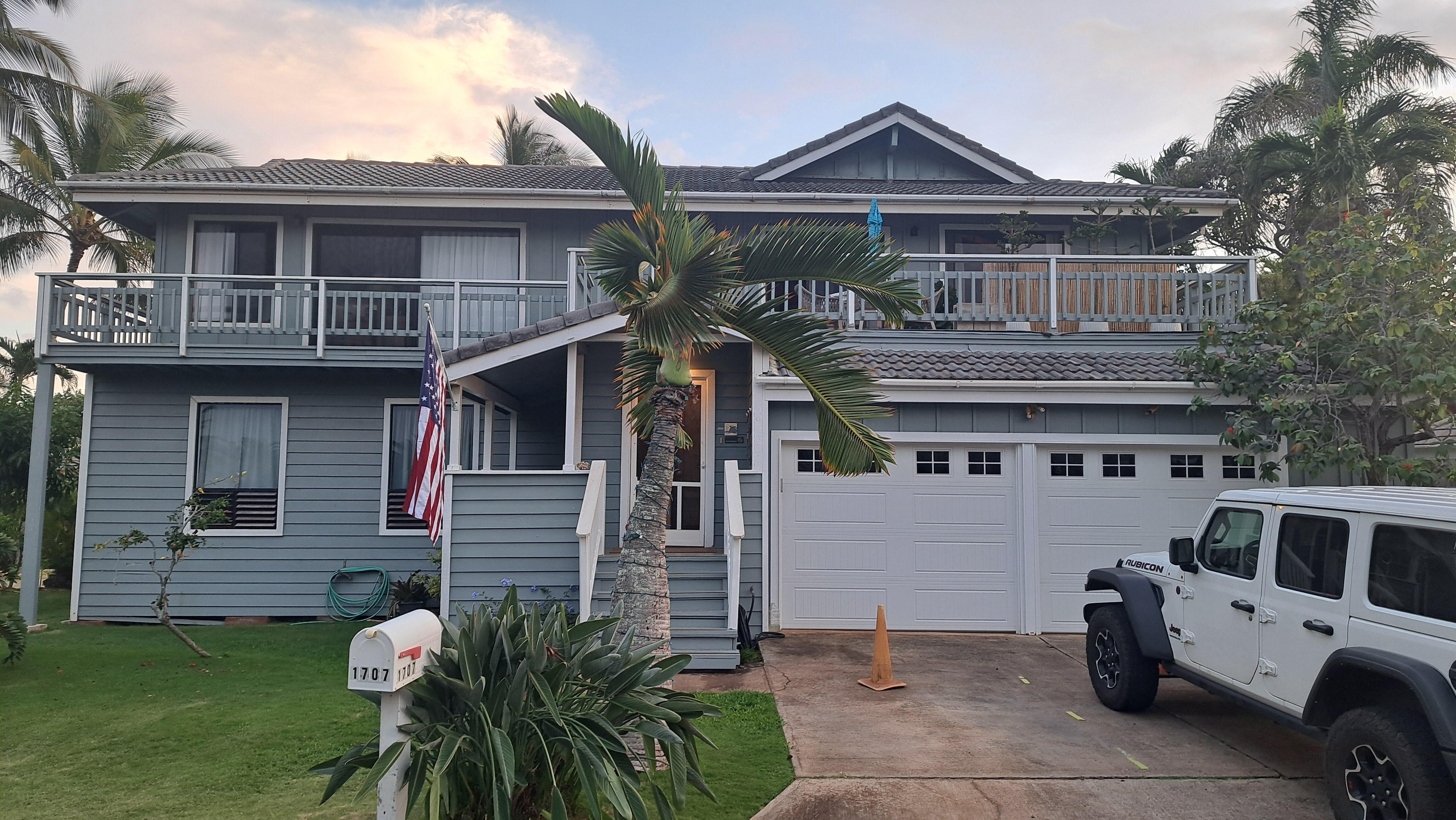 Front of home for our rental 