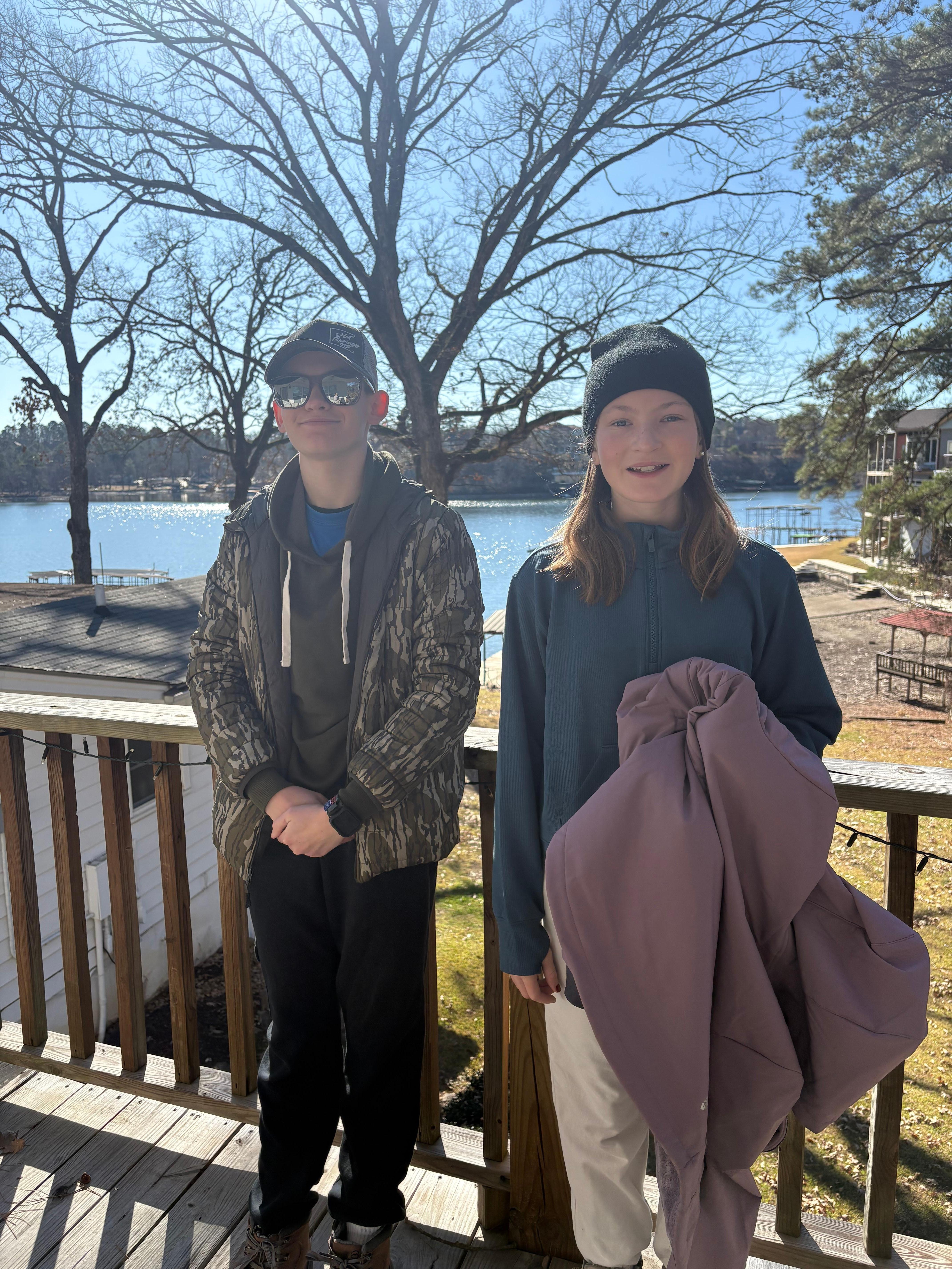 View from the outside deck 