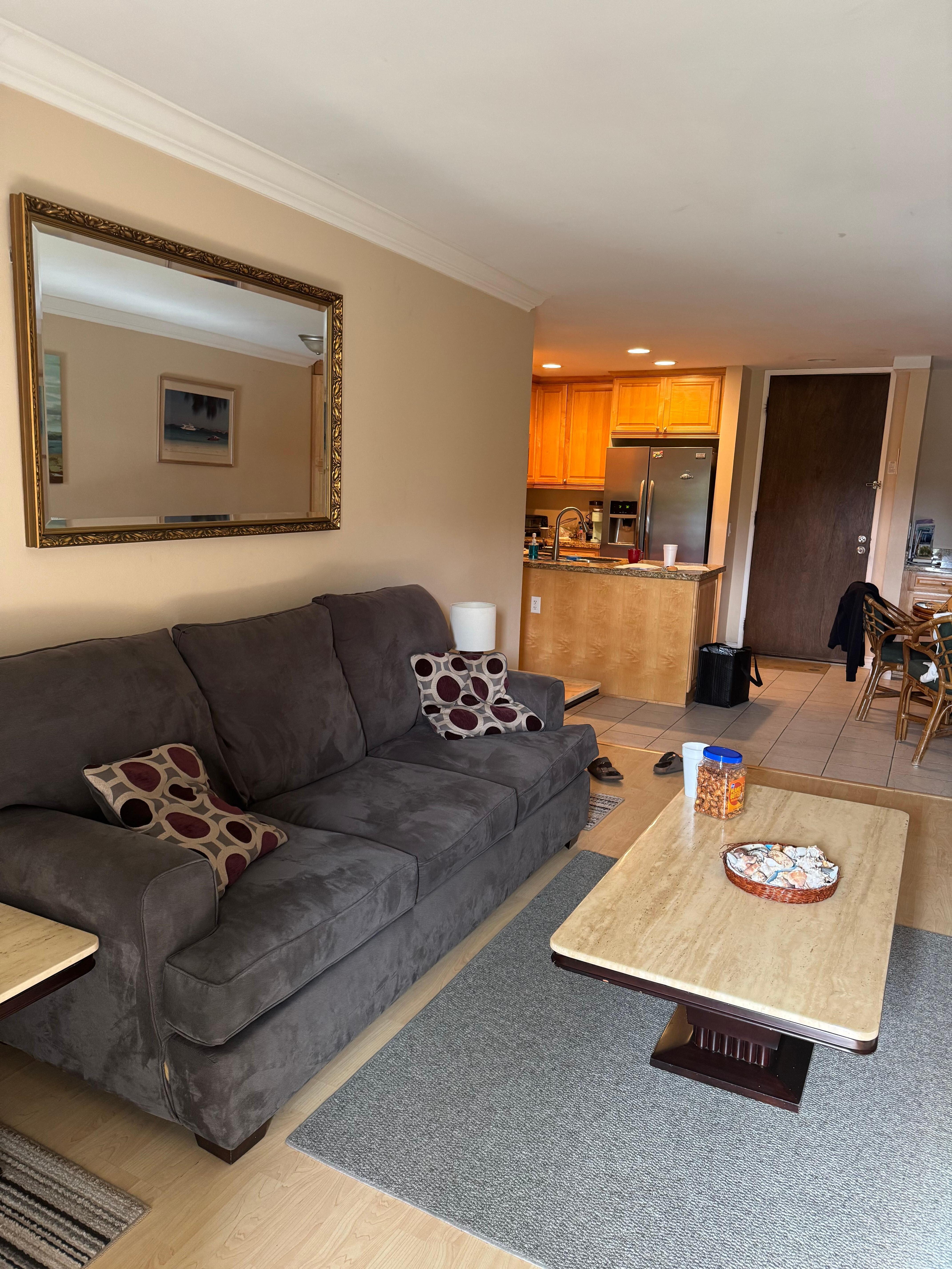 Spacious living area