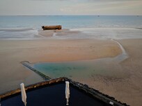 Vue de la chambre, fenêtre n°1 face a la mer