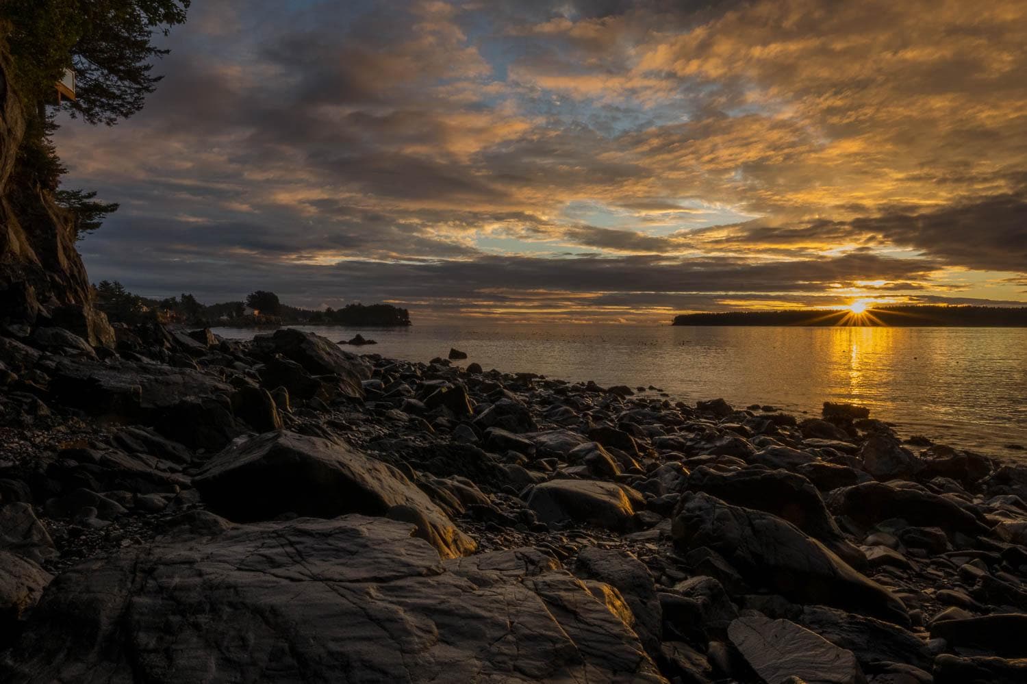 Sunset from the beach.