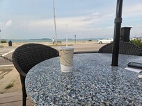 Seaside restaurant within walking distance