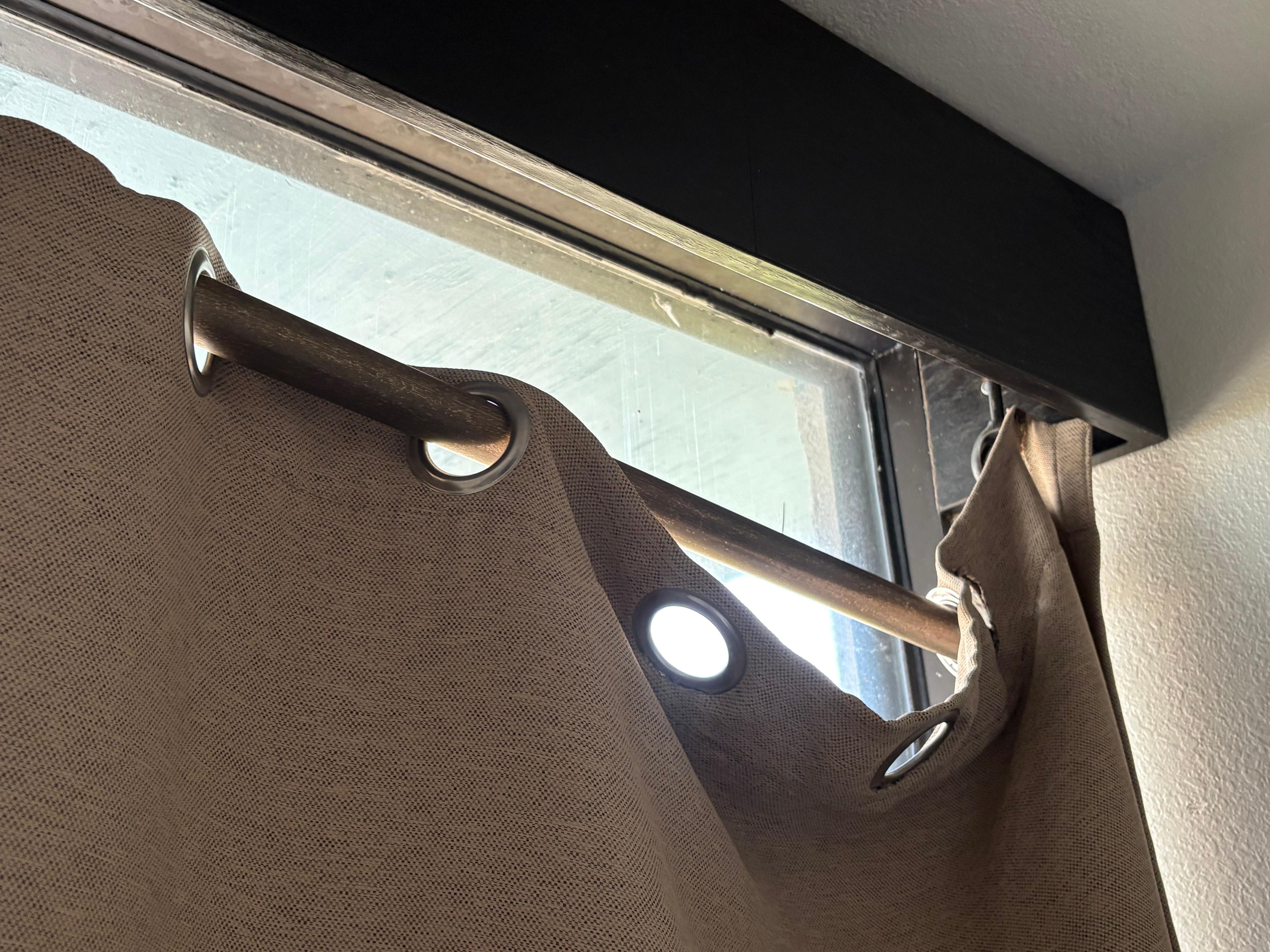 Curtains falling down 