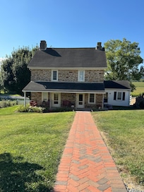 The farm house, with 2 foot thick stone walls