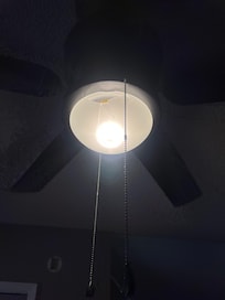 Broken light fixture