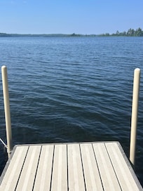 View off private dock