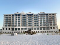 From the beach back towards the Resort