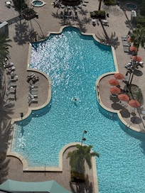 Pool window view from floor 17